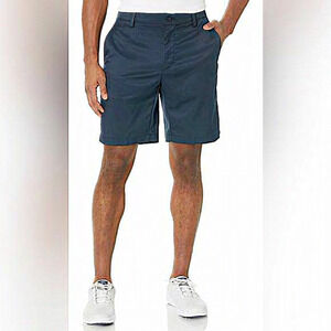 2/30$ Men’s Amazon Essentials Navy Blue Golf Shorts Sz 32 NWT